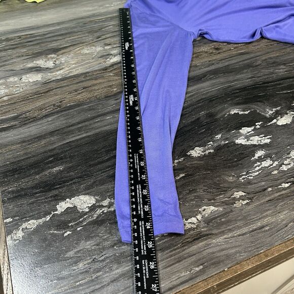 Eloquii Womens Long Sleeve Top 14 Turtleneck Purple Stretchy Basic Winter Wear - Picture 8 of 9